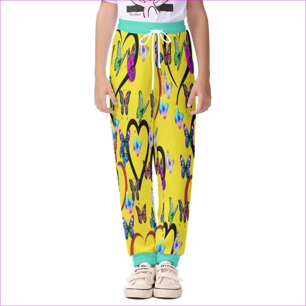 yellow - Butterfly Love Kids Casual Pants - kids pants at TFC&H Co.
