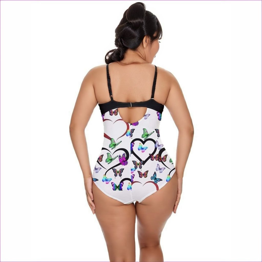 Butterfly Love Retro Full Coverage Swimsuit - women's swimsuits at TFC&H Co.