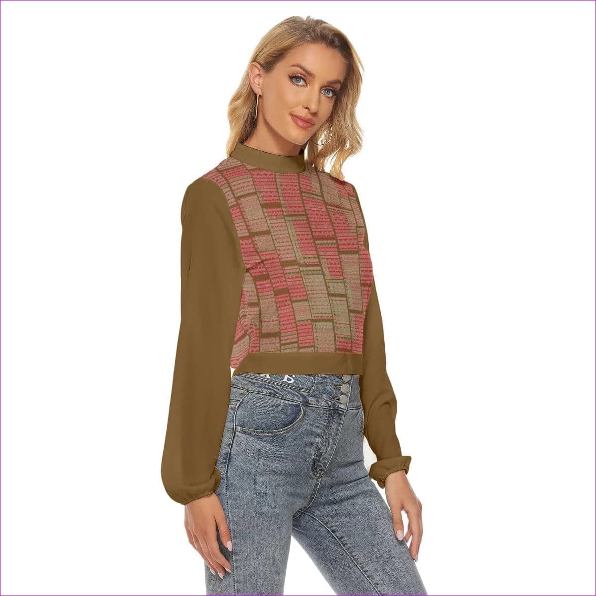 Chained 2 Womens Open Back Tie Blouse - women's top at TFC&H Co.