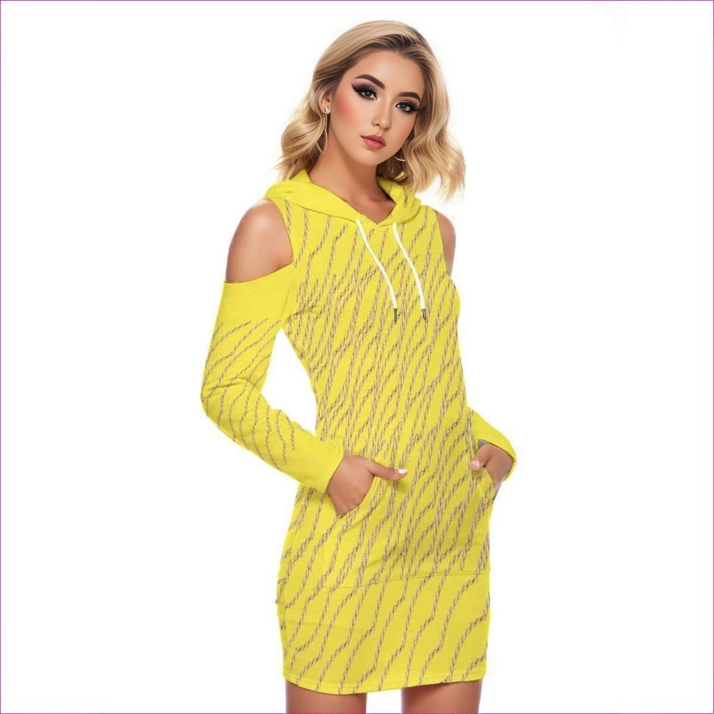 Chained Womens Cut Shoulder Dress - women's dress at TFC&H Co.