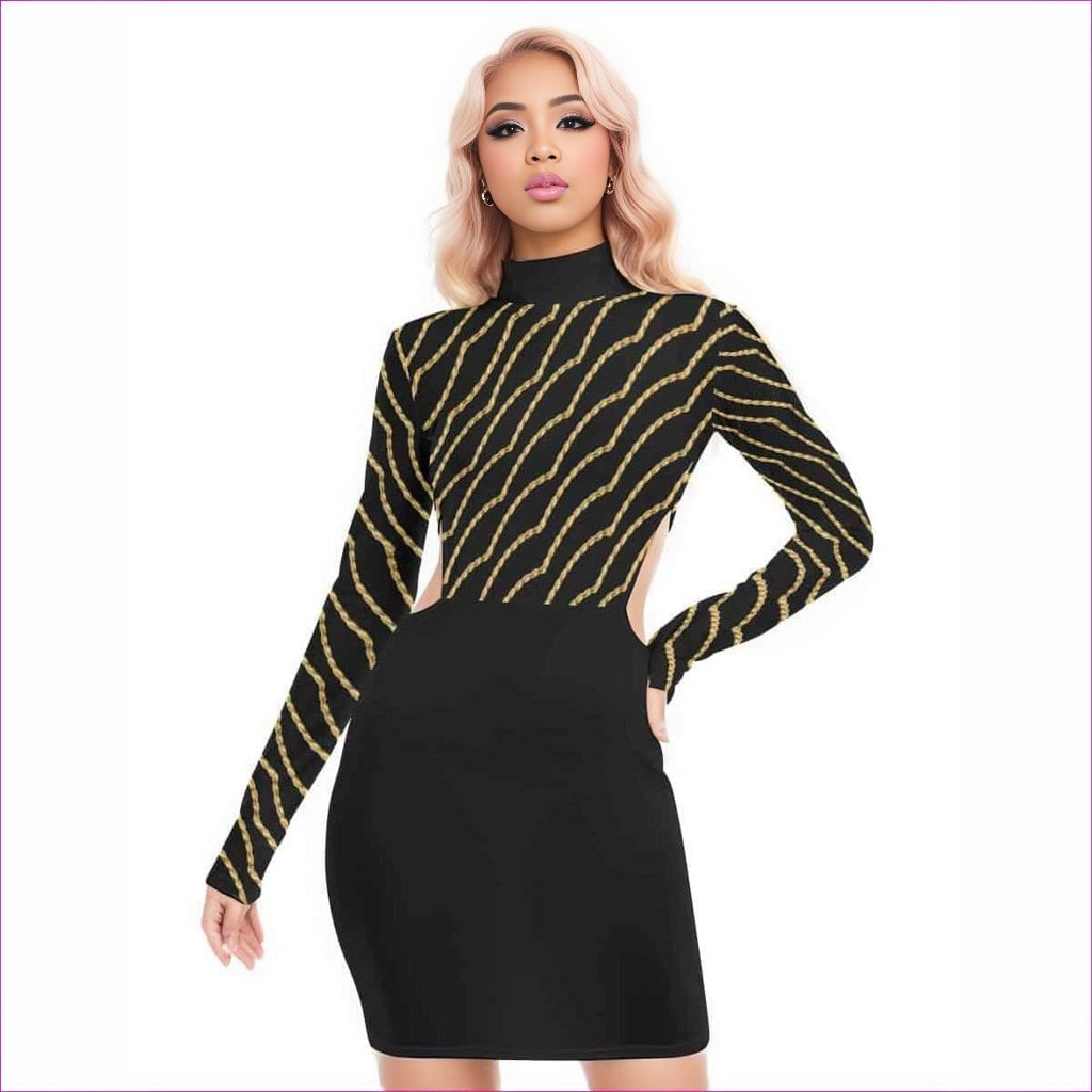 Chained Womens Hollow Hip Dress - women's dress at TFC&H Co.
