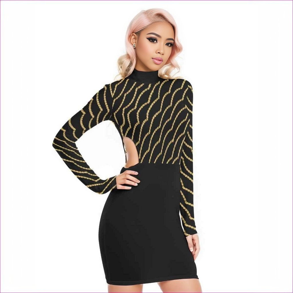 Chained Womens Hollow Hip Dress - women's dress at TFC&H Co.