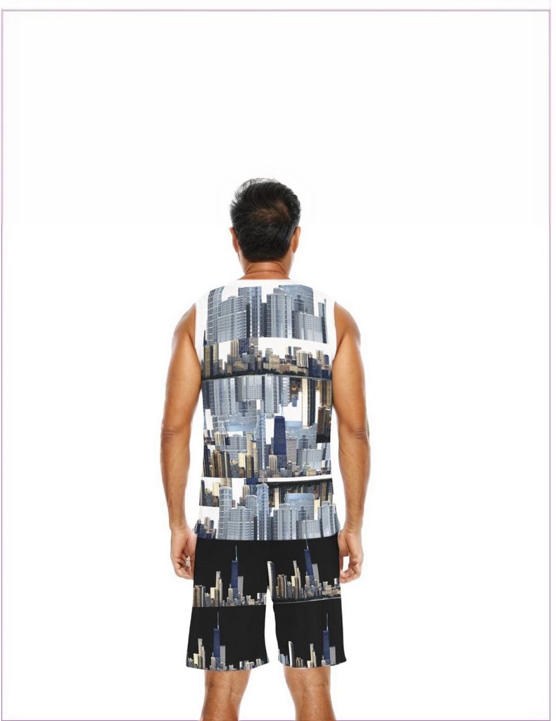 City Blocks Men's Basketball Suit - men's basketball set at TFC&H Co.
