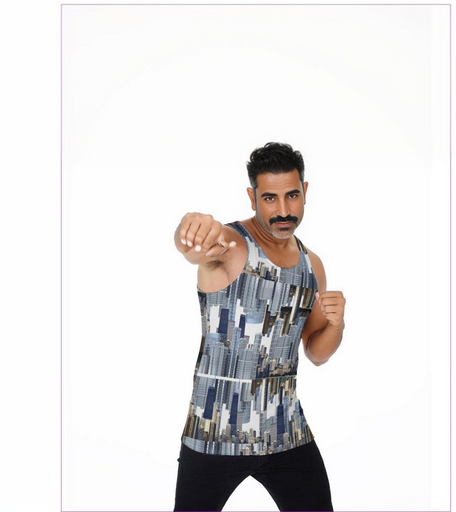 City Blocks Men's Tank Top - men's tank top at TFC&H Co.