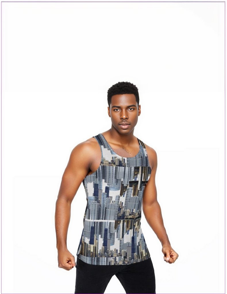City Blocks Men's Tank Top - men's tank top at TFC&H Co.