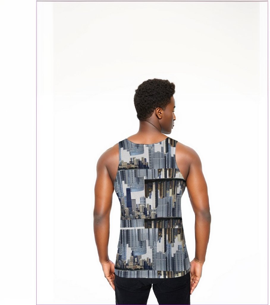 City Blocks Men's Tank Top - men's tank top at TFC&H Co.