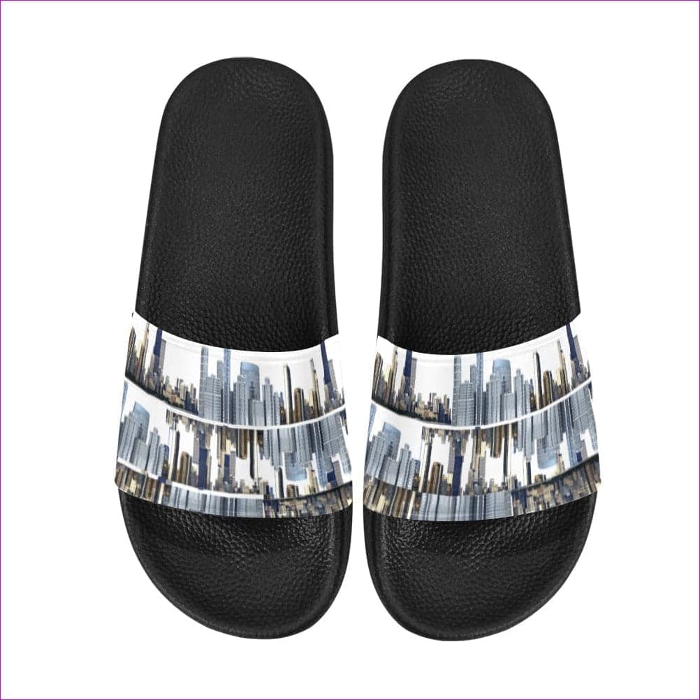 City Blocks Men's & Womens Slides - unisex slides at TFC&H Co.