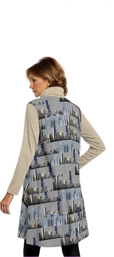 City Blocks Womens High Neck Dress With Long Sleeve - women's dress at TFC&H Co.