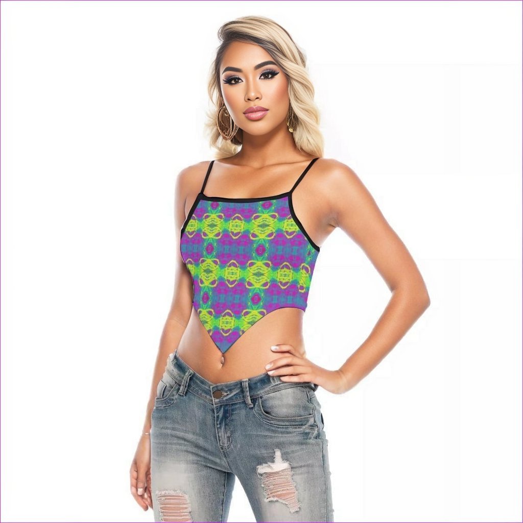 Club Lights Womens Cami Tube Top - women's crop top at TFC&H Co.