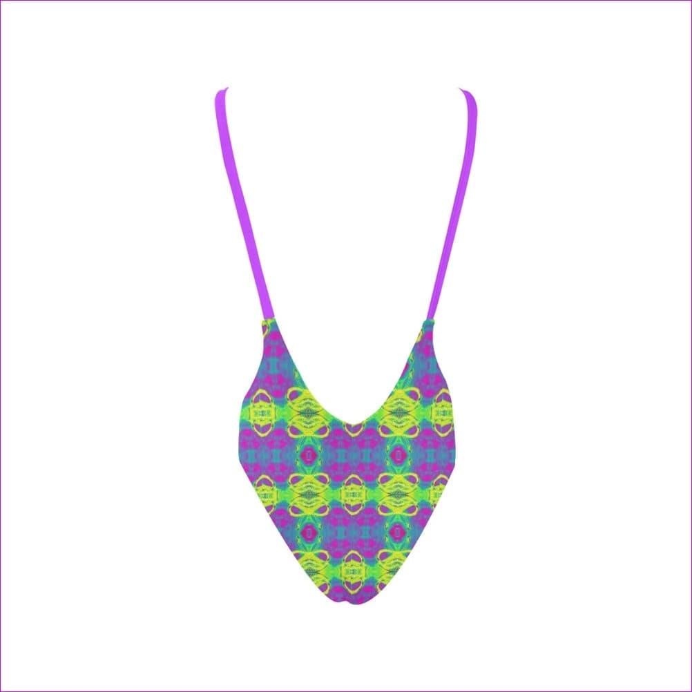 Club Lights Womens Halter Straps Backless Swimsuit - 3 strap options - women's one piece swimsuit at TFC&H Co.