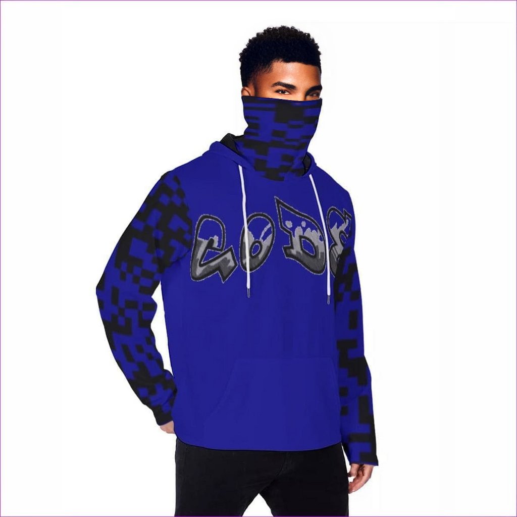 - Code Men's Pullover Hoodie With Mask - mens hoodie at TFC&H Co.