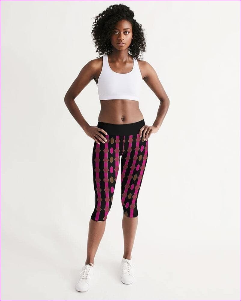 Coined Womens Mid-Rise Capri - women's capri leggings at TFC&H Co.