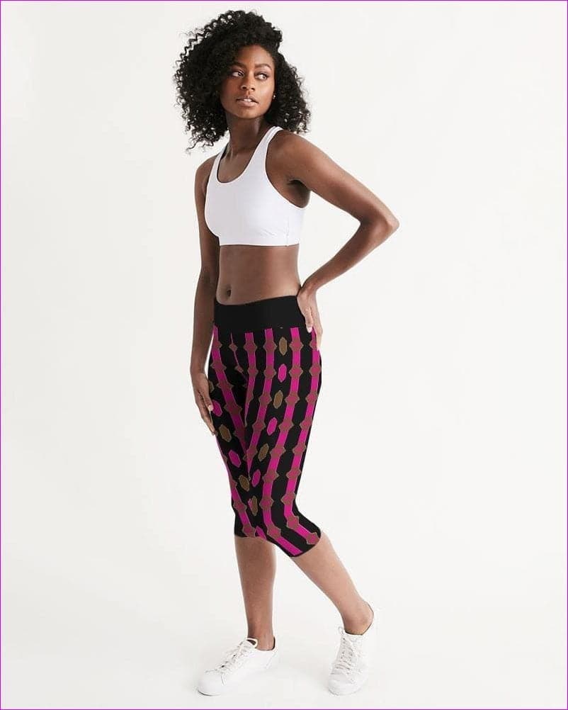 Coined Womens Mid-Rise Capri - women's capri leggings at TFC&H Co.