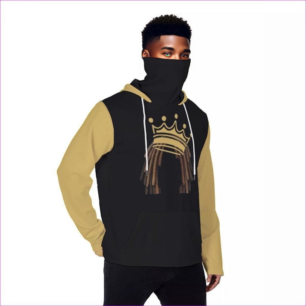Crowned Dreadz Men's Fur Lined Pullover Hoodie With Mask - Men's Hoodies at TFC&H Co.