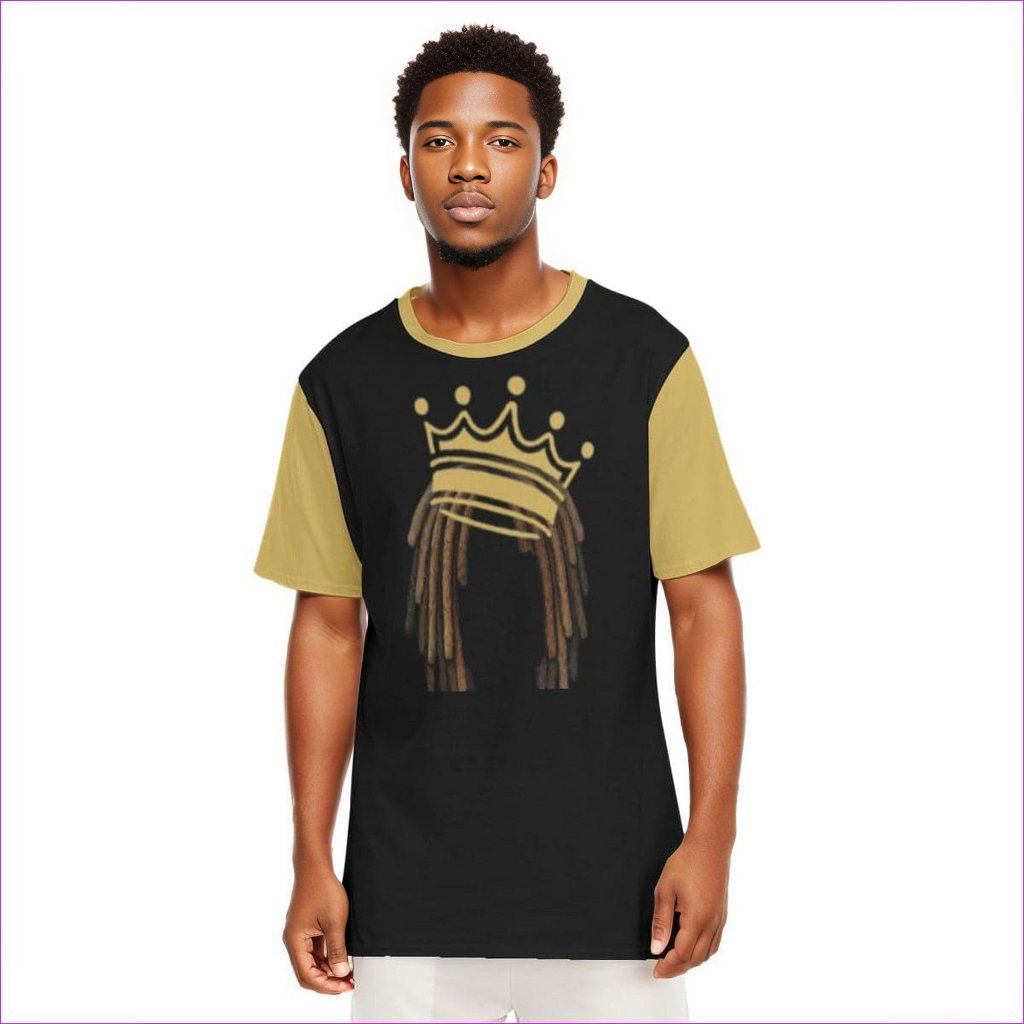 Crowned Dreadz Men's O-Neck T-Shirt | 100% Cotton - Men's T-Shirts at TFC&H Co.
