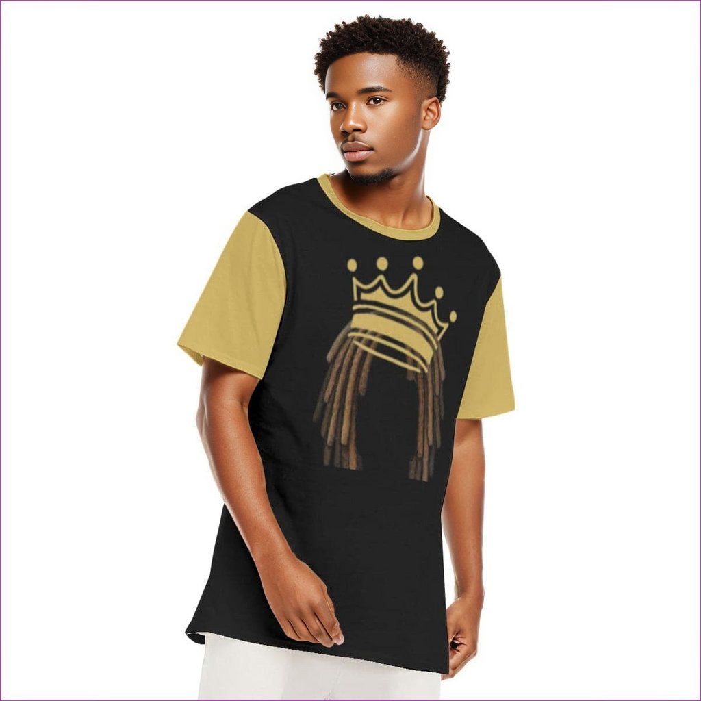 Crowned Dreadz Men's O-Neck T-Shirt | 100% Cotton - Men's T-Shirts at TFC&H Co.