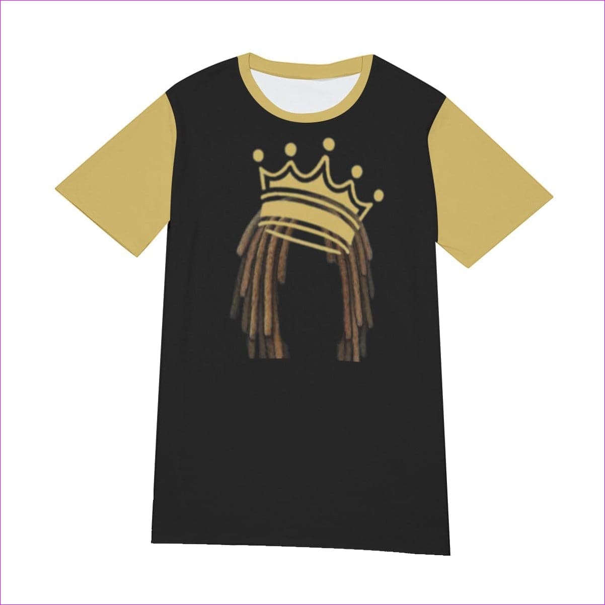 Crowned Dreadz Men's O-Neck T-Shirt | 100% Cotton - Men's T-Shirts at TFC&H Co.