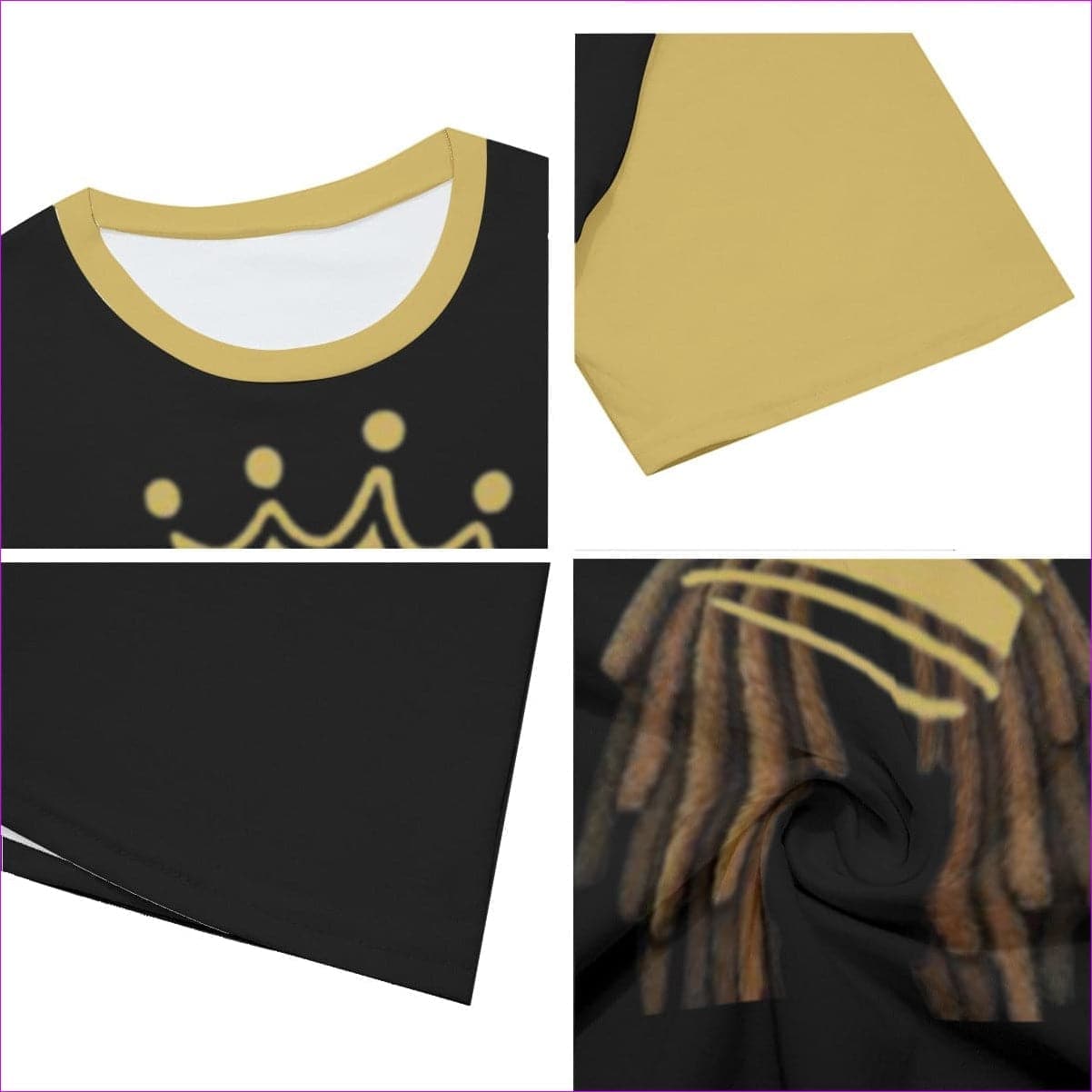 Crowned Dreadz Men's O-Neck T-Shirt | 100% Cotton - Men's T-Shirts at TFC&H Co.