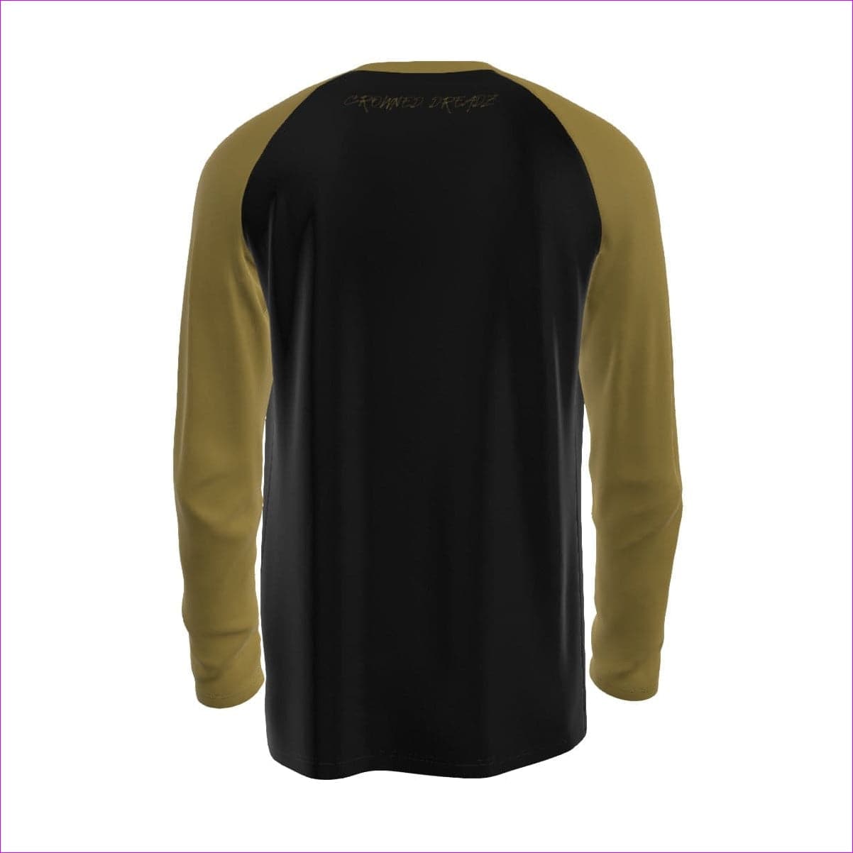 Crowned Dreadz Men's Raglan Long Sleeve T-shirt | 100% Cotton - men's t-shirt at TFC&H Co.