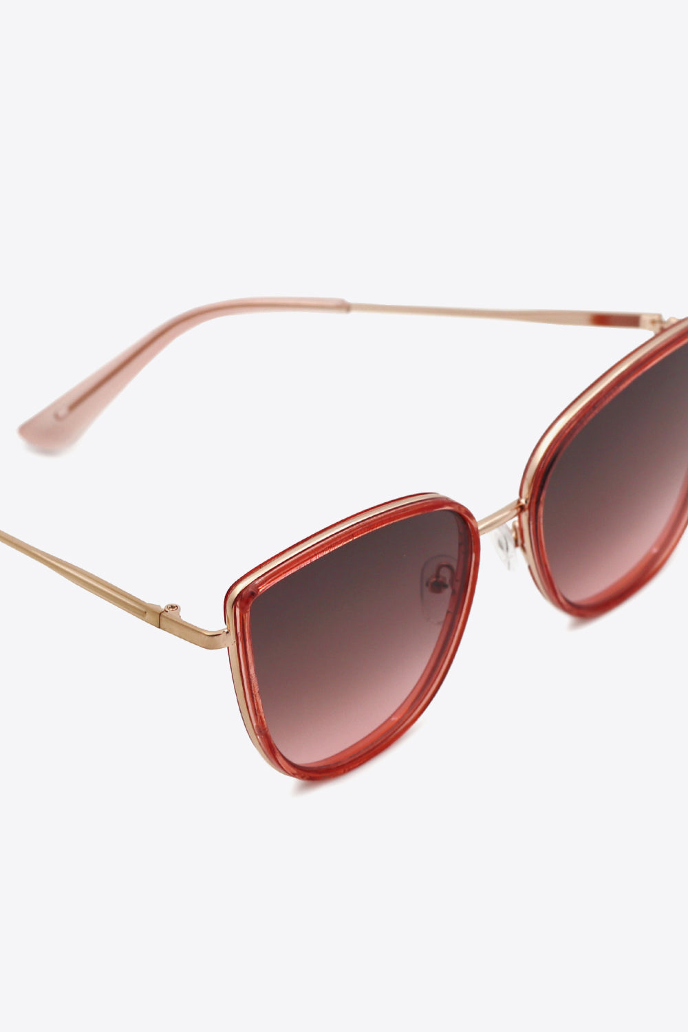 Full Rim Metal-Plastic Hybrid Frame Sunglasses - 2 colors - Sunglasses at TFC&H Co.