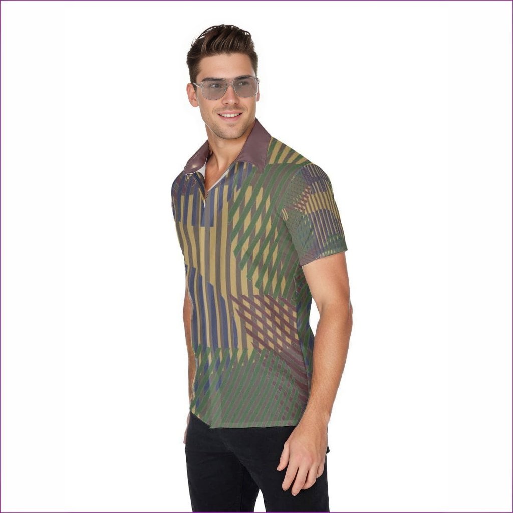 Dark Vivid Weaved Men's Shirt - men's button-up shirt at TFC&H Co.