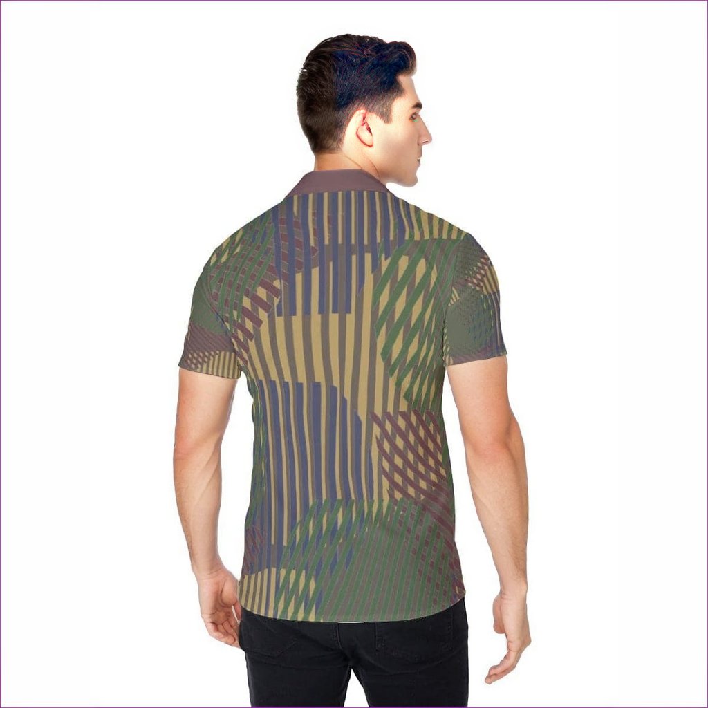 Dark Vivid Weaved Men's Shirt - men's button-up shirt at TFC&H Co.