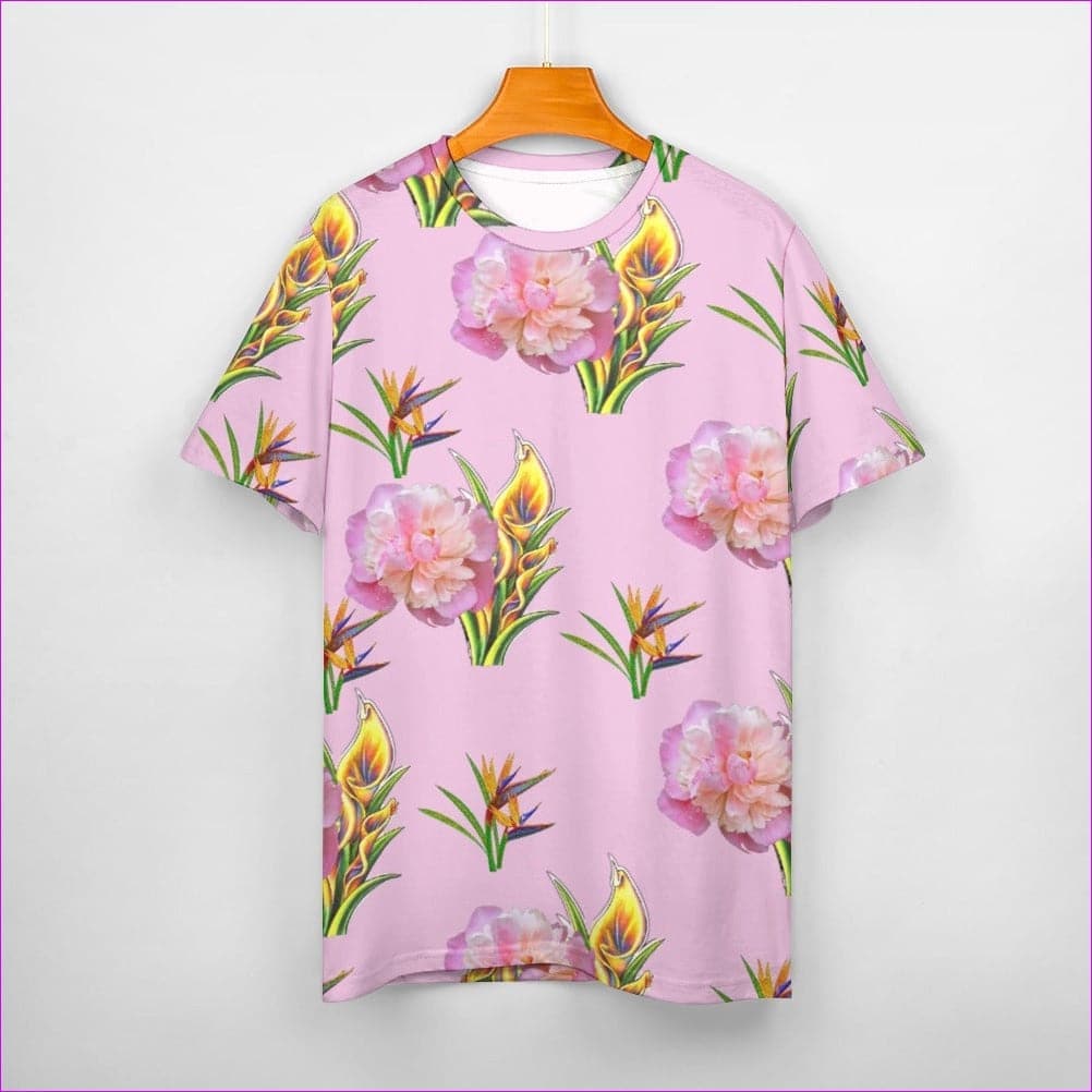 - Delightful Pink Womens Cotton T-Shirt - womens t-shirt at TFC&H Co.