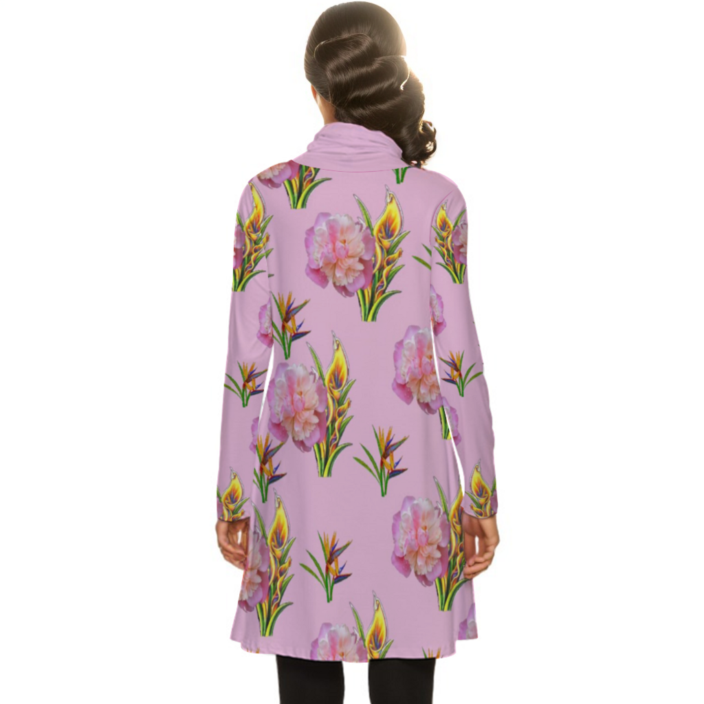 Delightful Women's Long Sleeve Classic Dress - women's dress at TFC&H Co.