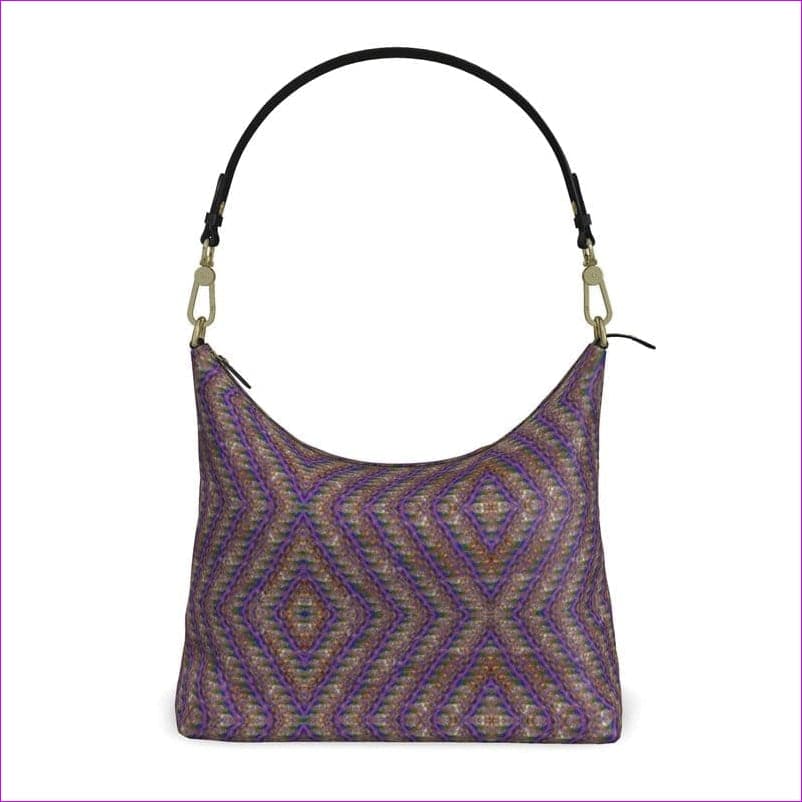 Derma Authentic Leather Square Hobo Bag - handbag at TFC&H Co.