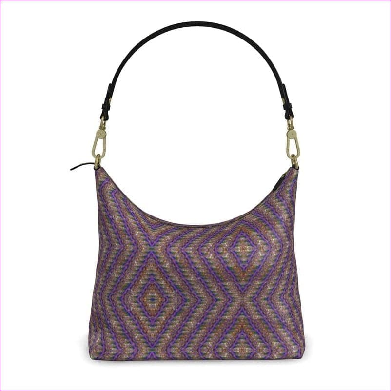 Derma Authentic Leather Square Hobo Bag - handbag at TFC&H Co.