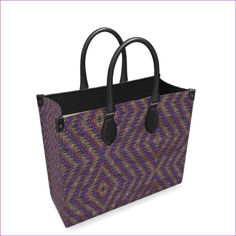 Derma Leather Shopper Bag - handbag at TFC&H Co.
