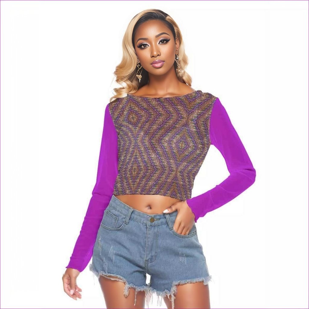 Derma Womens Sheer Mesh Top - women's top at TFC&H Co.