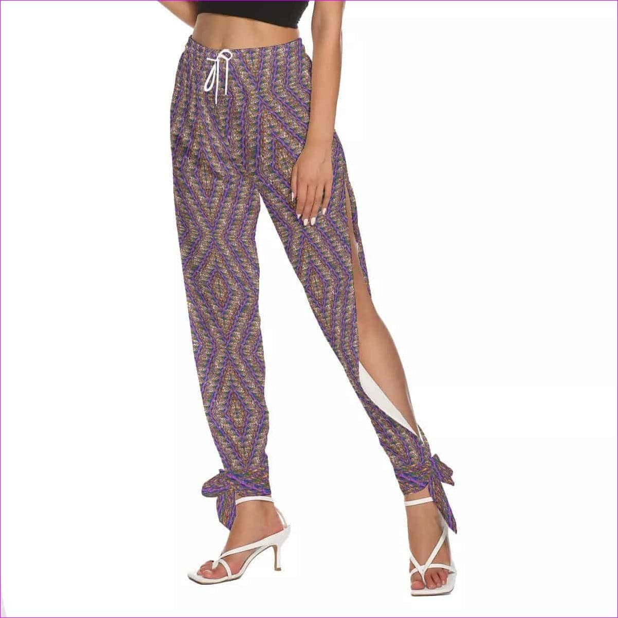 Derma Womens Side Cutout Bottom Strap Pants - women's bottoms at TFC&H Co.