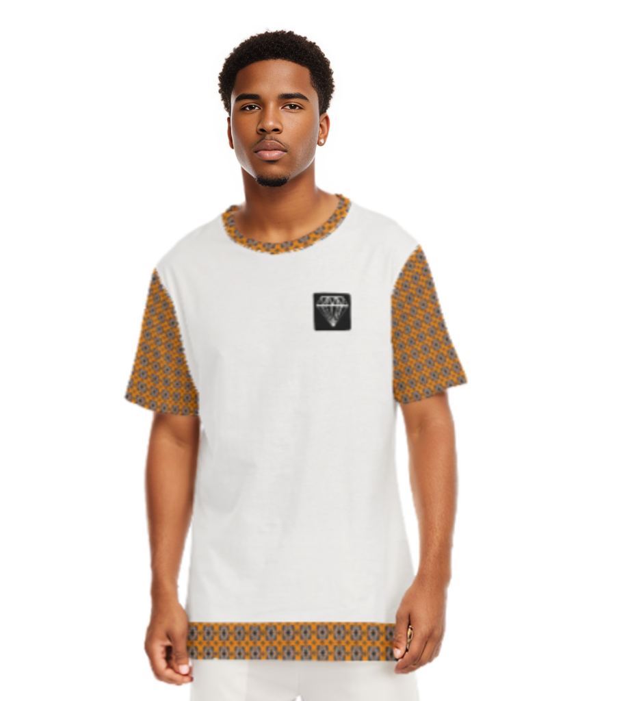 - Diamond Sun Men's White O-Neck T-Shirt | 100% Cotton - mens t-shirt at TFC&H Co.