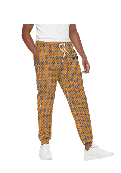 Orange - Diamond Sun Unisex Pants | 100% Cotton - unisex sweatpants at TFC&H Co.