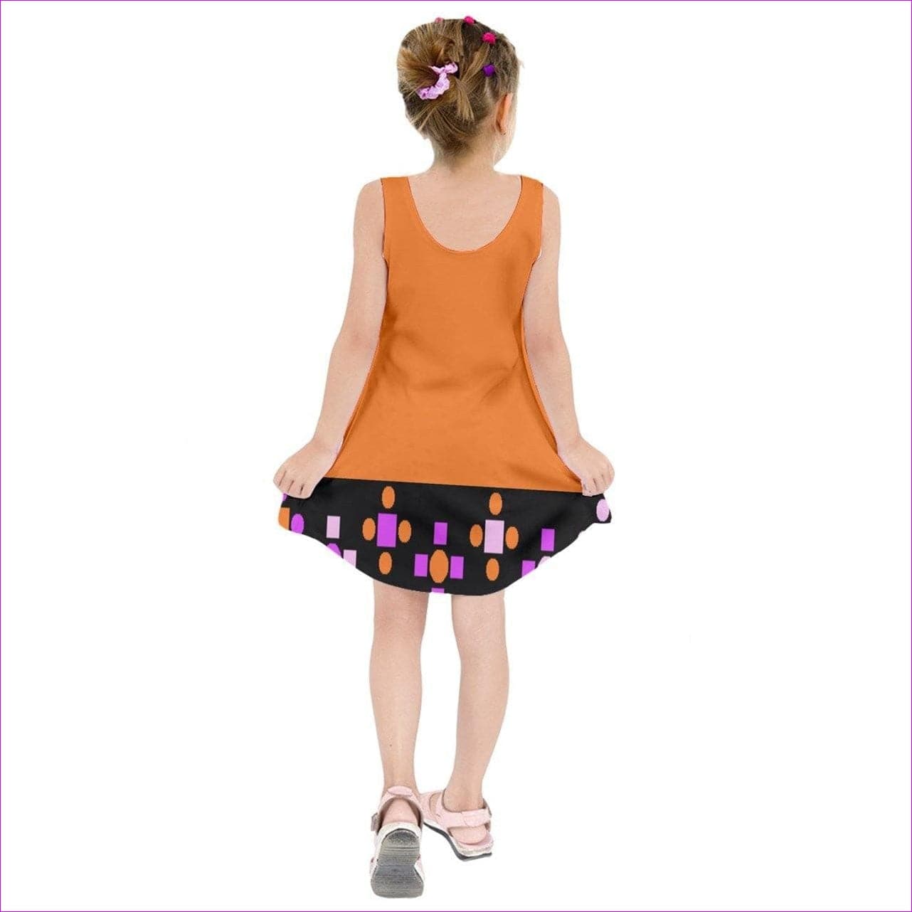Dotted Kids Sleeveless Dress - kids dress at TFC&H Co.