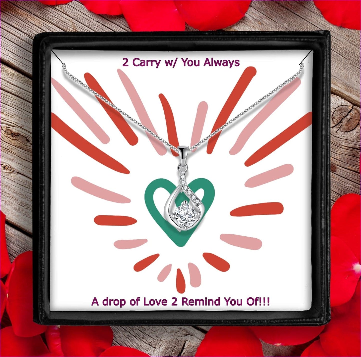 Drop of Love Necklace- Ships from The US - necklace at TFC&H Co.