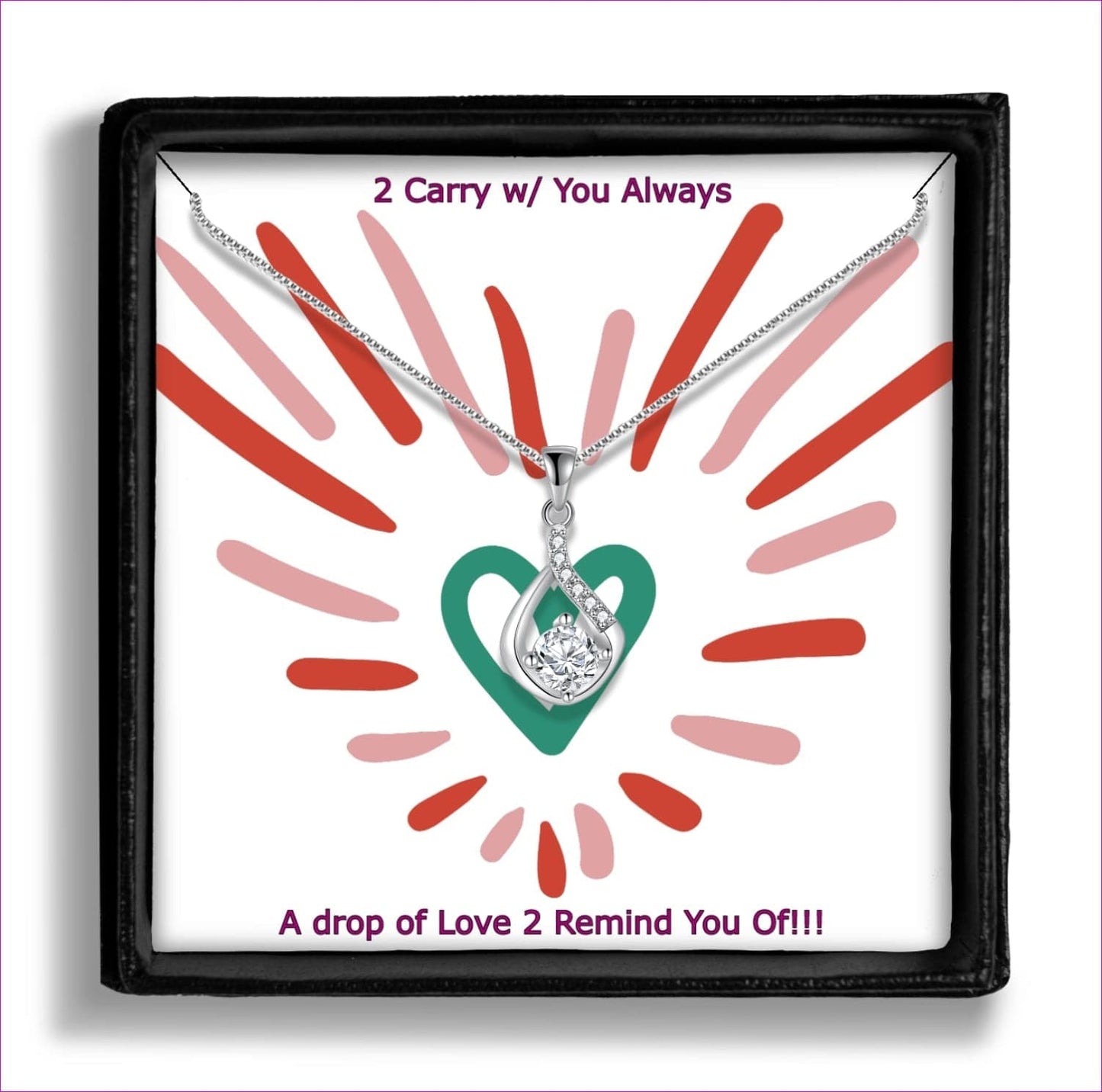 Drop of Love Necklace- Ships from The US - necklace at TFC&H Co.
