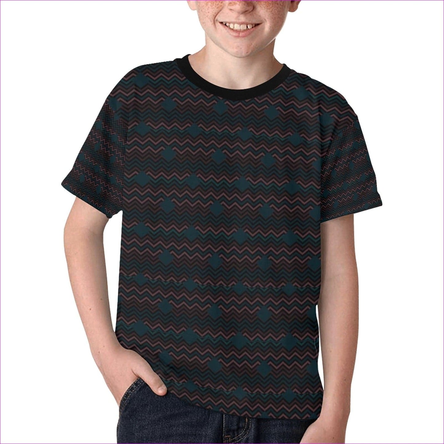 Black Easy Days Kids Dark Polyester T-shirt - Kid's t-shirt at TFC&H Co.