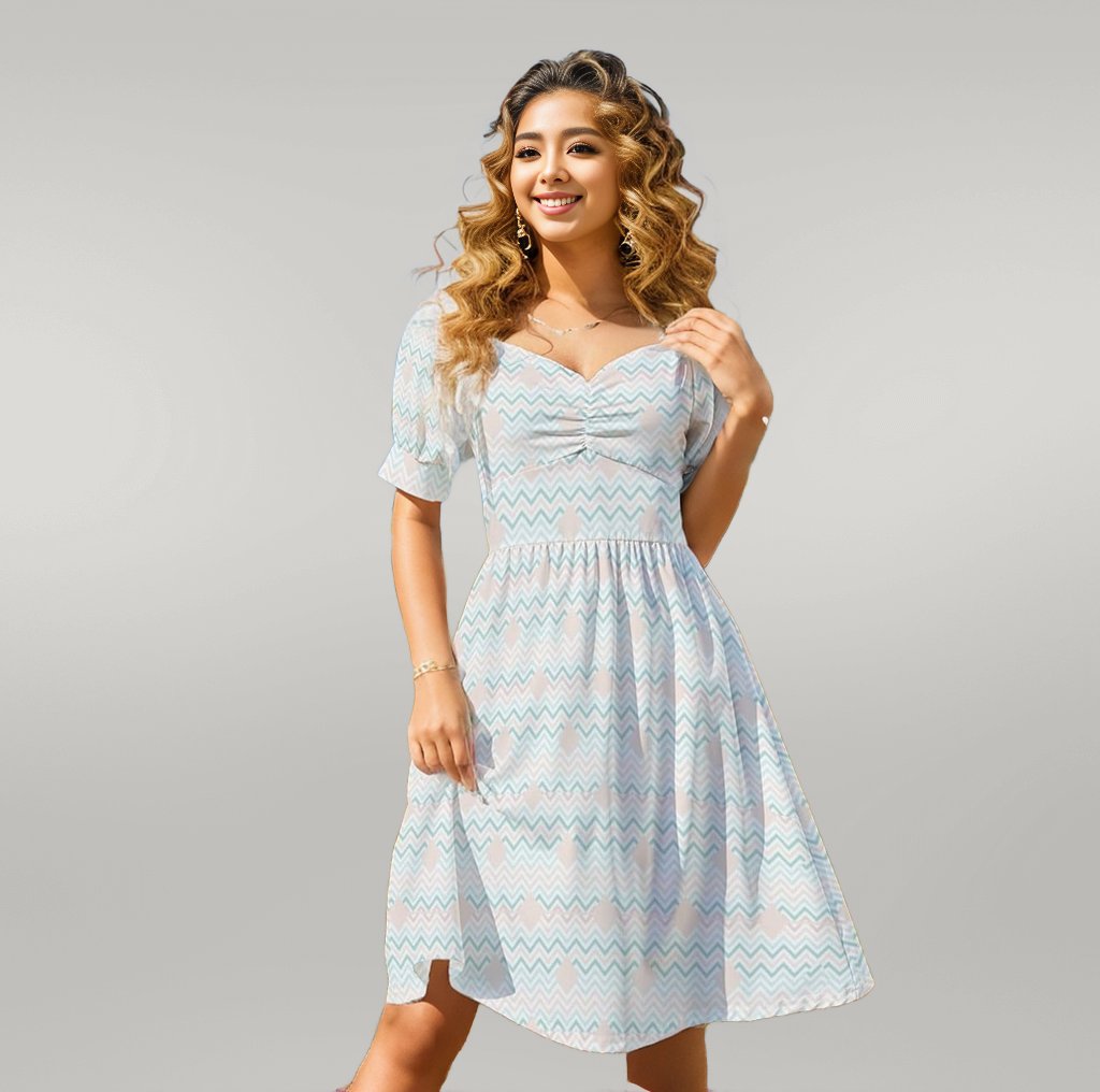 White Easy Days Teen's Sweetheart Dress - teen's dress at TFC&H Co.