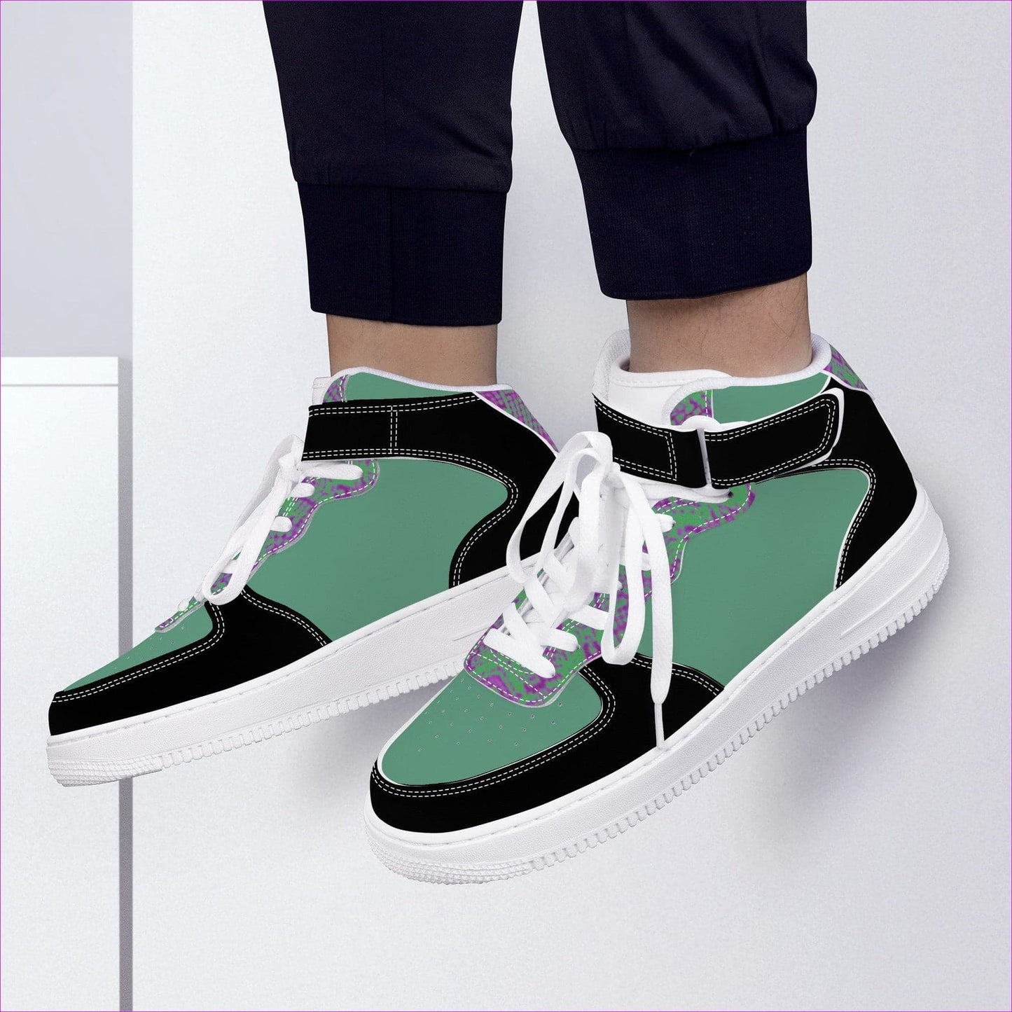 Emerald High Top Unisex Sneaker - unisex high-top sneaker at TFC&H Co.