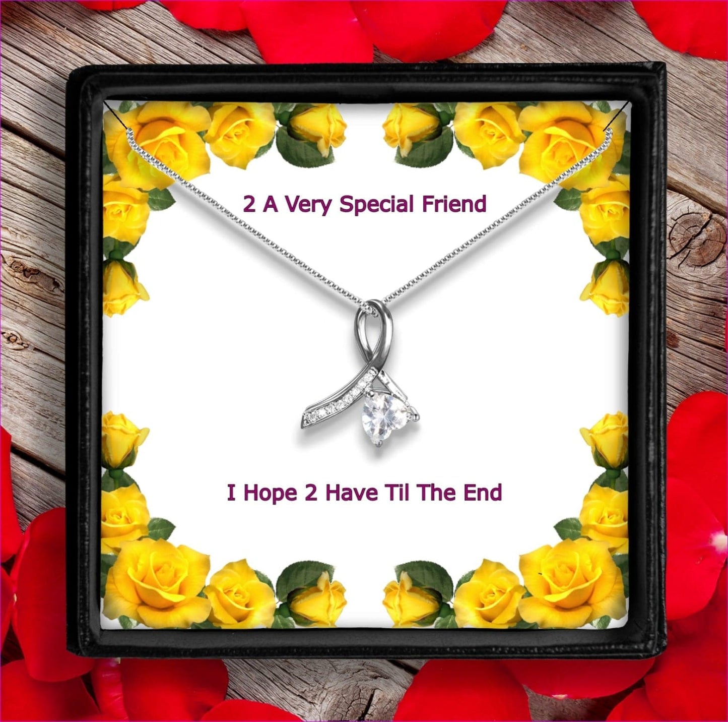 Enchanting Ribbon Necklace- Ships from The US - necklace at TFC&H Co.
