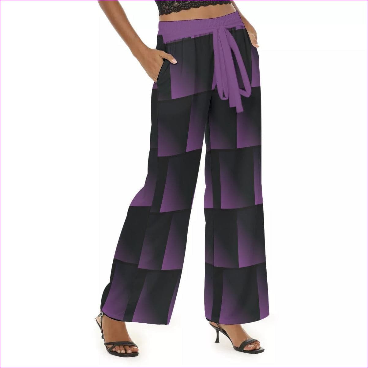 multi-colored Fade Womens Casual Straight-leg Pants - women's pants at TFC&H Co.