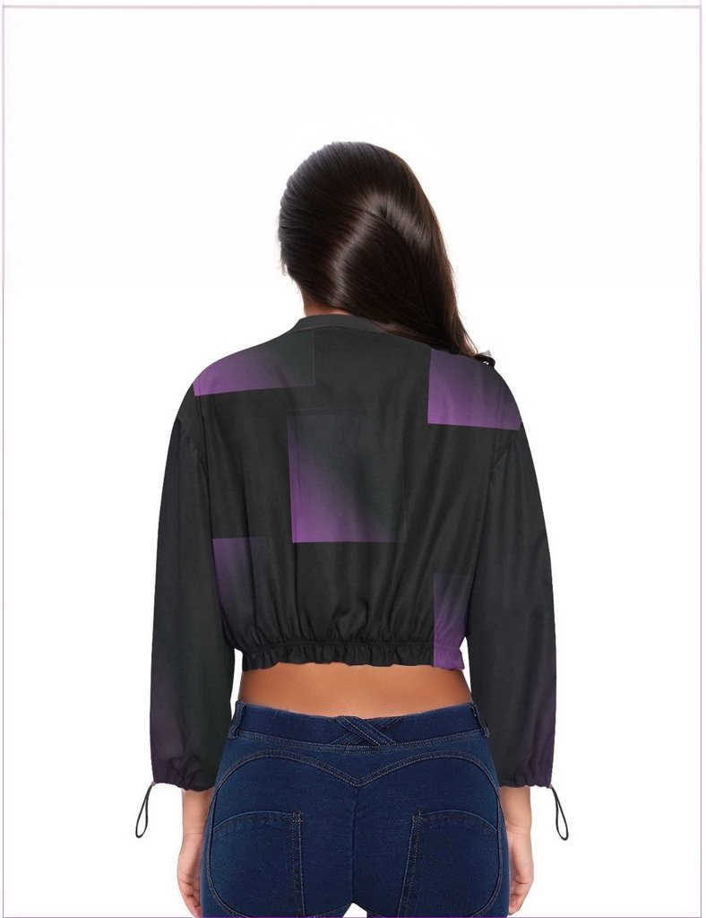 Fade Womens Chiffon Cropped Jacket 2 variations - women's jacket at TFC&H Co.