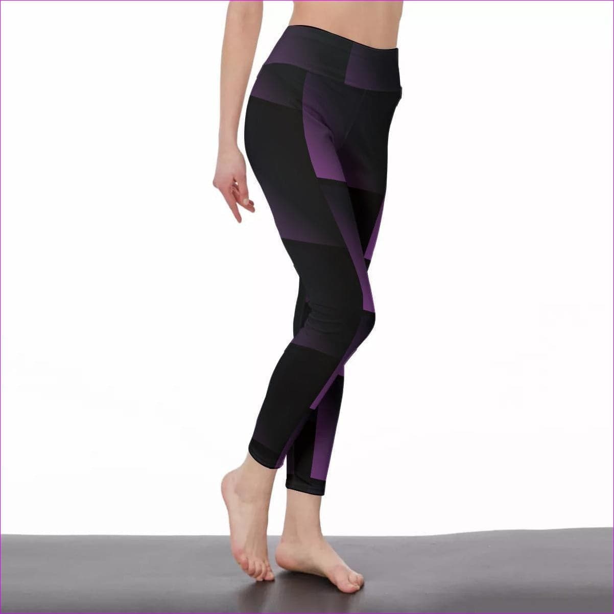 Fade Womens High Waist Leggings | Side Stitch Closure - women's leggings at TFC&H Co.