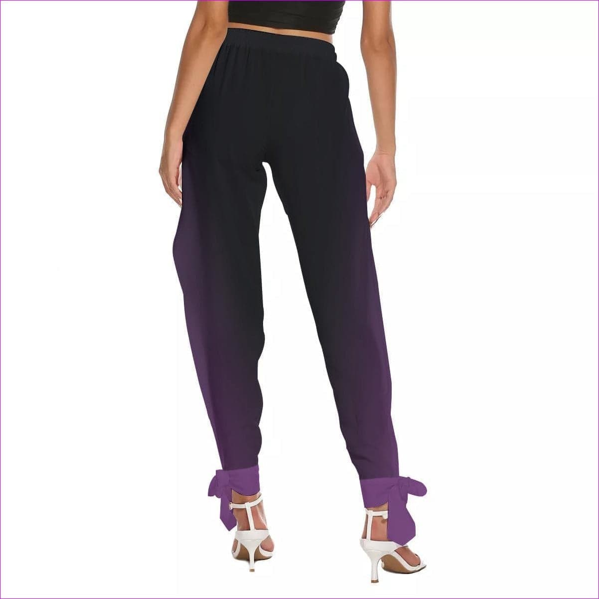Fade Womens Side Seam Cutout Pants With Bottom Strap - women's pants at TFC&H Co.