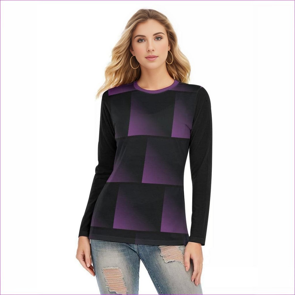 Fade Womens Side Split Long T-shirt - women's t-shirt at TFC&H Co.
