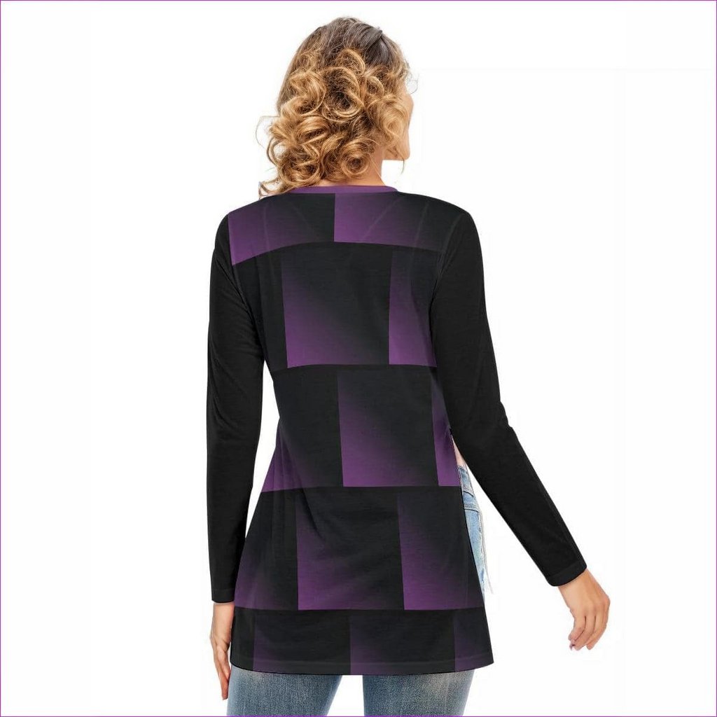 Fade Womens Side Split Long T-shirt - women's t-shirt at TFC&H Co.