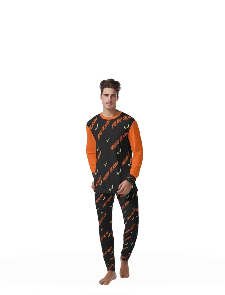 black - Freaky Season Men's Pajama Set - mens pajama-set at TFC&H Co.