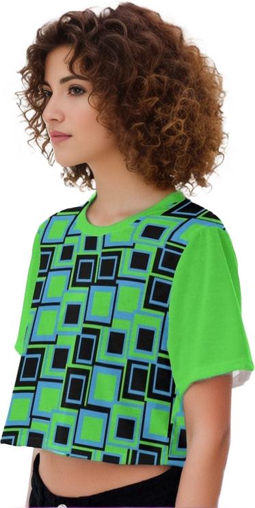 Funky² Cropped T-Shirt - women's cropped tee at TFC&H Co.
